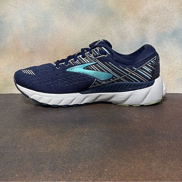 Brooks Adrenaline GTS 19 1202841B450 Blue Women’s Running Shoes Size 10.5B - Picture 8 of 16